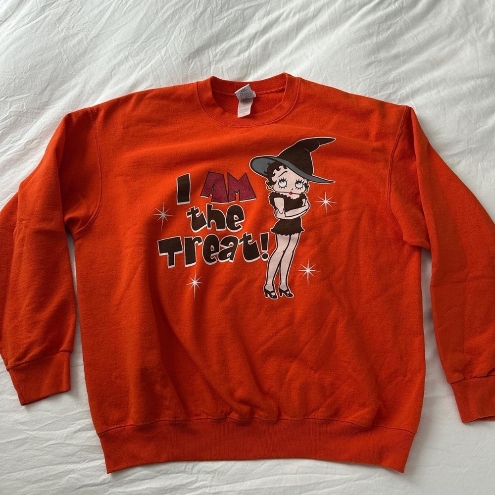 Vintage Y2K Betty Boop Halloween crewneck